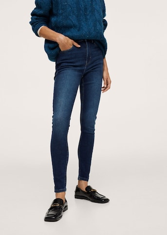 Skinny Jeans 'Soho' de la MANGO pe albastru: față