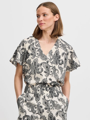 Camicia da donna 'Haisley' di b.young in nero: frontale