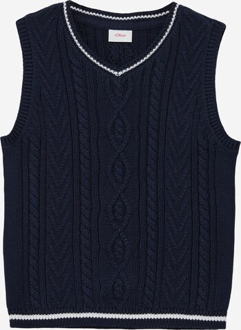 Pull-over s.Oliver en bleu : devant