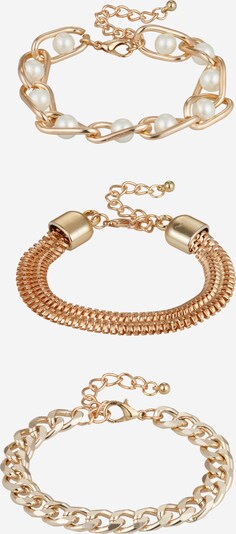 Misspap Bracelet en or / blanc perle, Vue avec produit