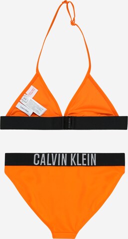 Calvin Klein Swimwear حمالة صدر مثلثة بيكيني بلون برتقالي