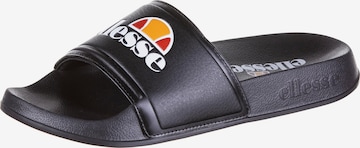 ELLESSE Beach & Pool Shoes 'Filippo' in Black: front