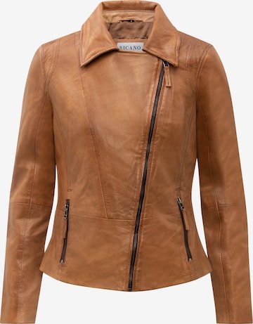 Veste mi-saison 'Sally' RICANO en marron : devant