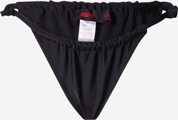 Pantaloncini per bikini di Misspap in nero: frontale