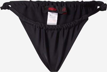 Slip costum de baie de la Misspap pe negru: față