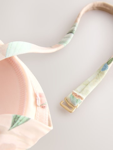 Next Bandeau Badeanzug in Pink