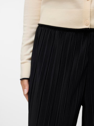 VERO MODA - Pierna ancha Pantalón en negro
