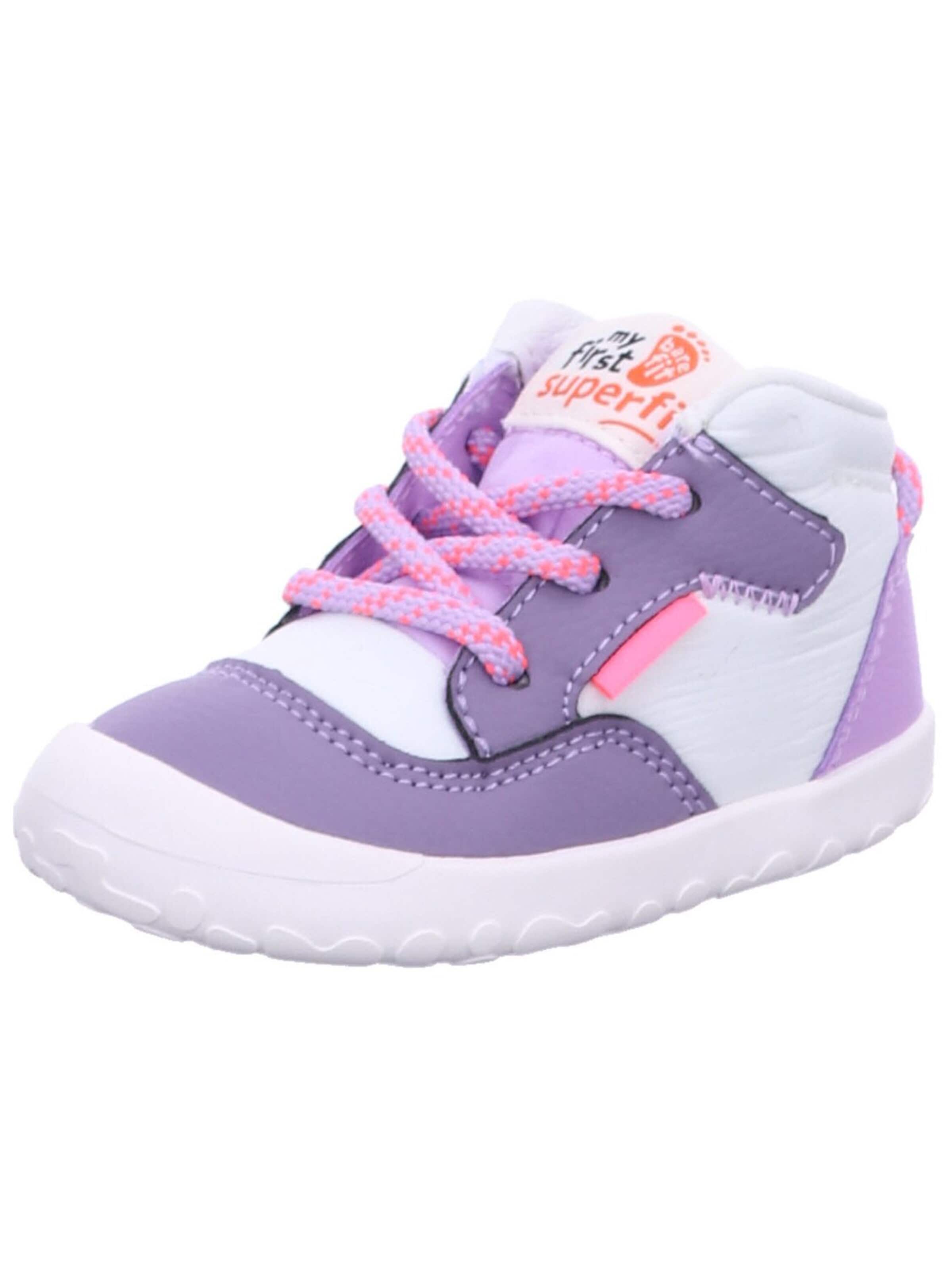 Scarpina primi passi '1-009666 8500' di SUPERFIT in lilla: frontale