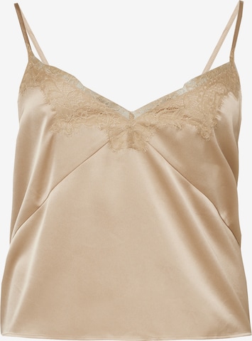 Guido Maria Kretschmer Curvy Top 'Silke' in Beige: front