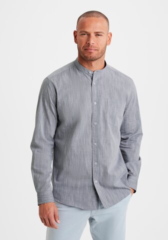 H.I.S Regular fit Business Shirt in Grey: front