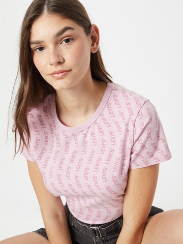 LEVI'S ® T-shirt 'Graphic Rickie Tee' i rosa