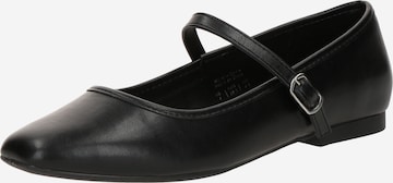 CALL IT SPRINGOtvorene balerinke 'JANEYY' - crna boja: prednji dio