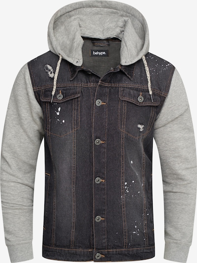 behype Jeansjacke 'MIKAY' in schwarz, Produktansicht