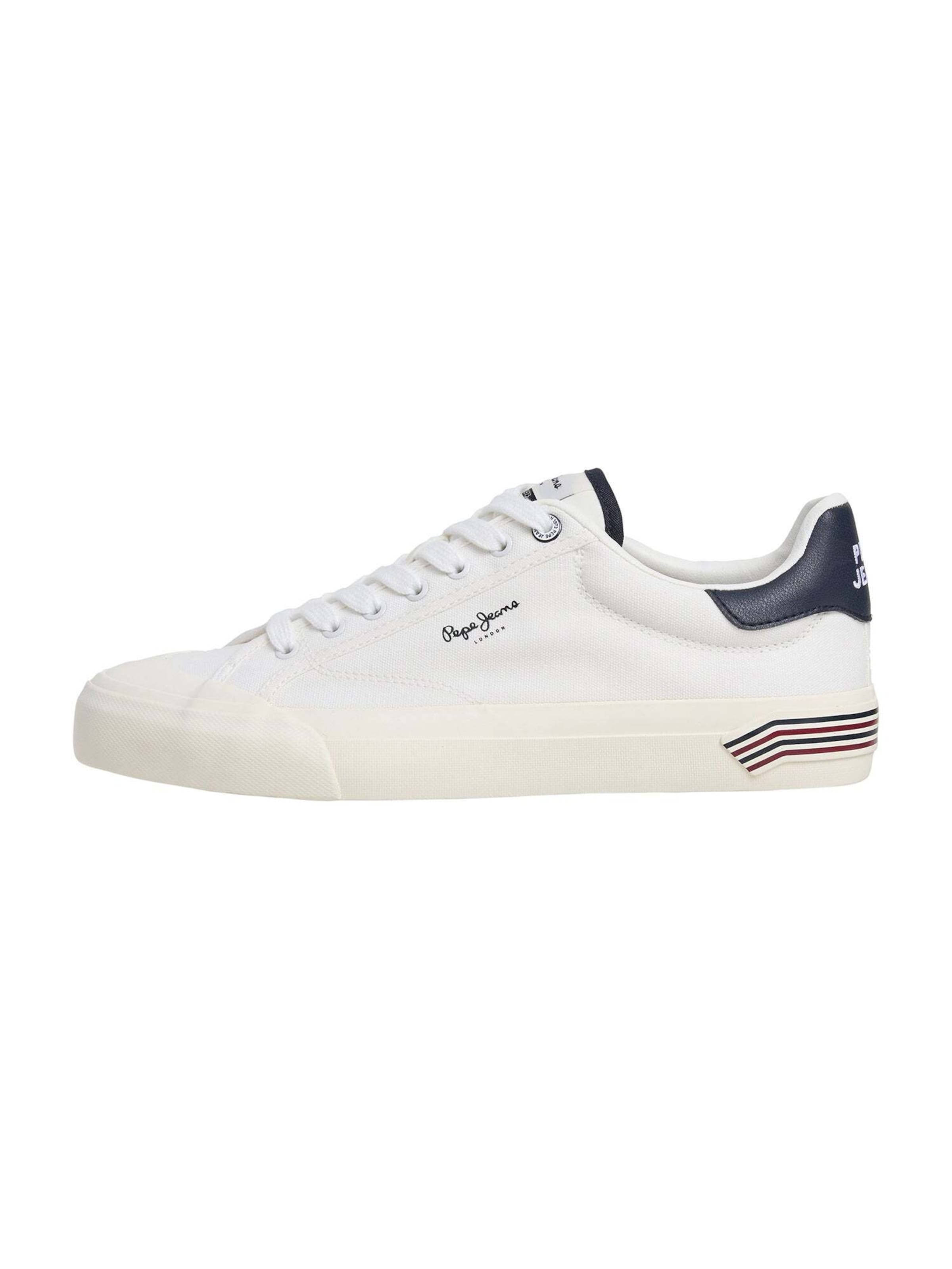 Pepe Jeans Sneakers laag 'Taylor Break' in Wit: voorkant
