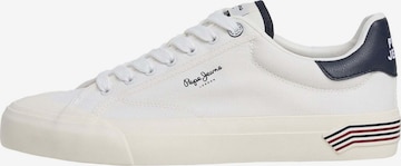 Pepe Jeans Sneakers laag 'Taylor Break' in Wit: voorkant