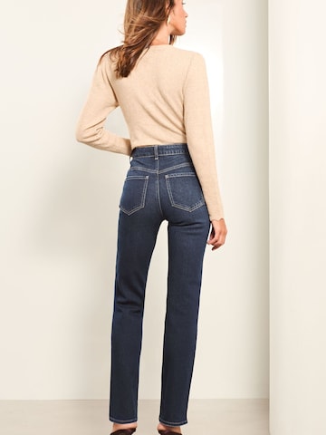 self. Regular Jeans i blå