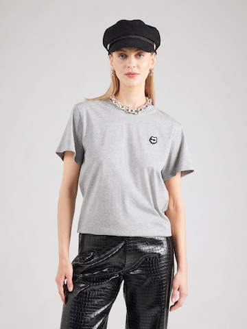 Karl Lagerfeld Shirt 'IKON' in Grey: front