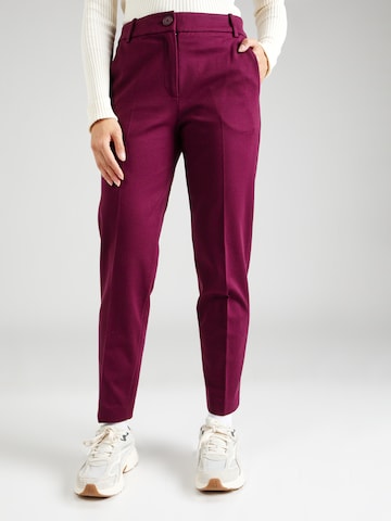 Coupe slim Pantalon ESPRIT en violet : devant