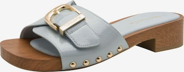 Sabots Tamaris en bleu : devant