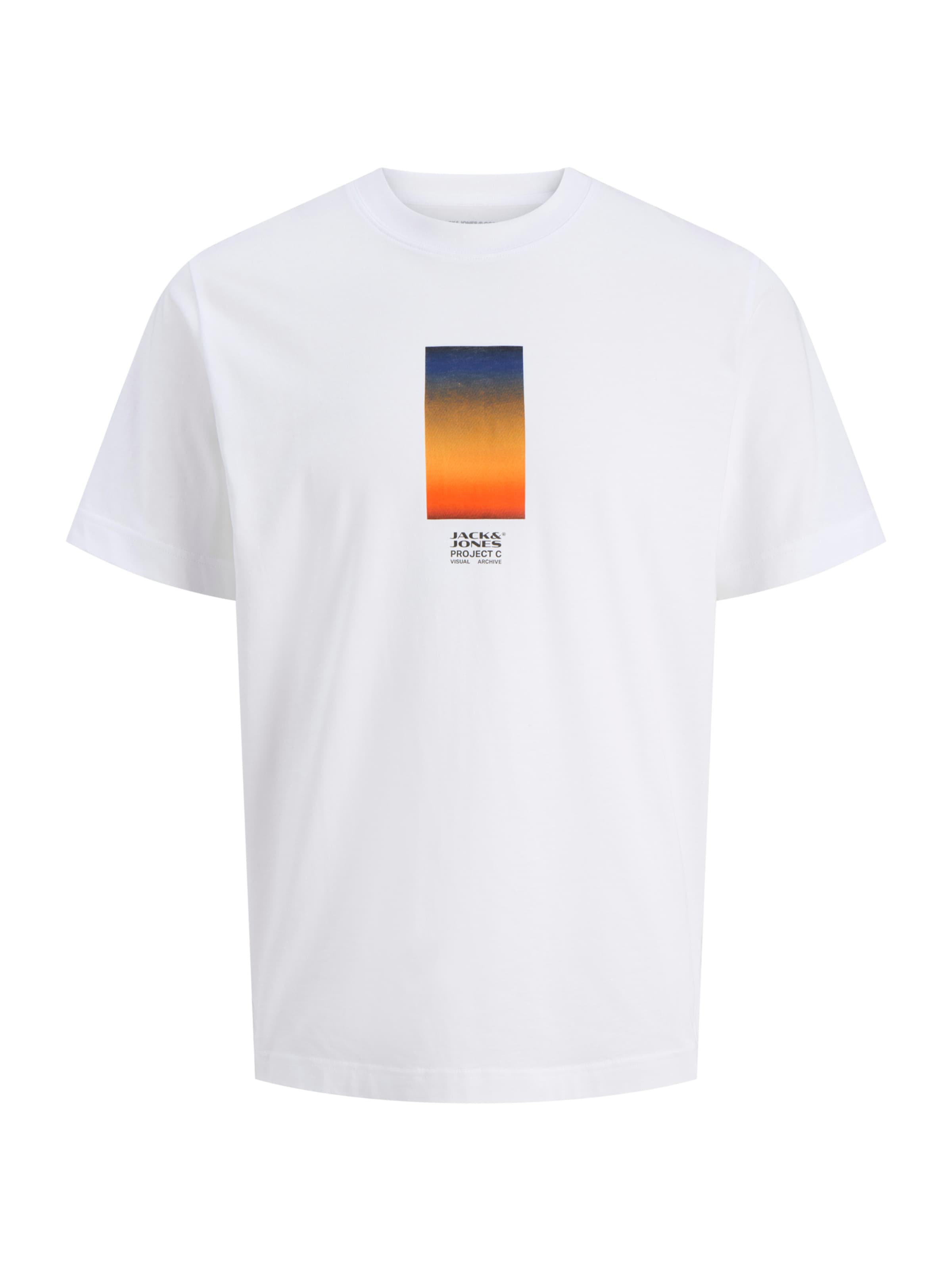Jack & Jones Junior Koszulka 'JCOCALMA' w kolorze biały: przód