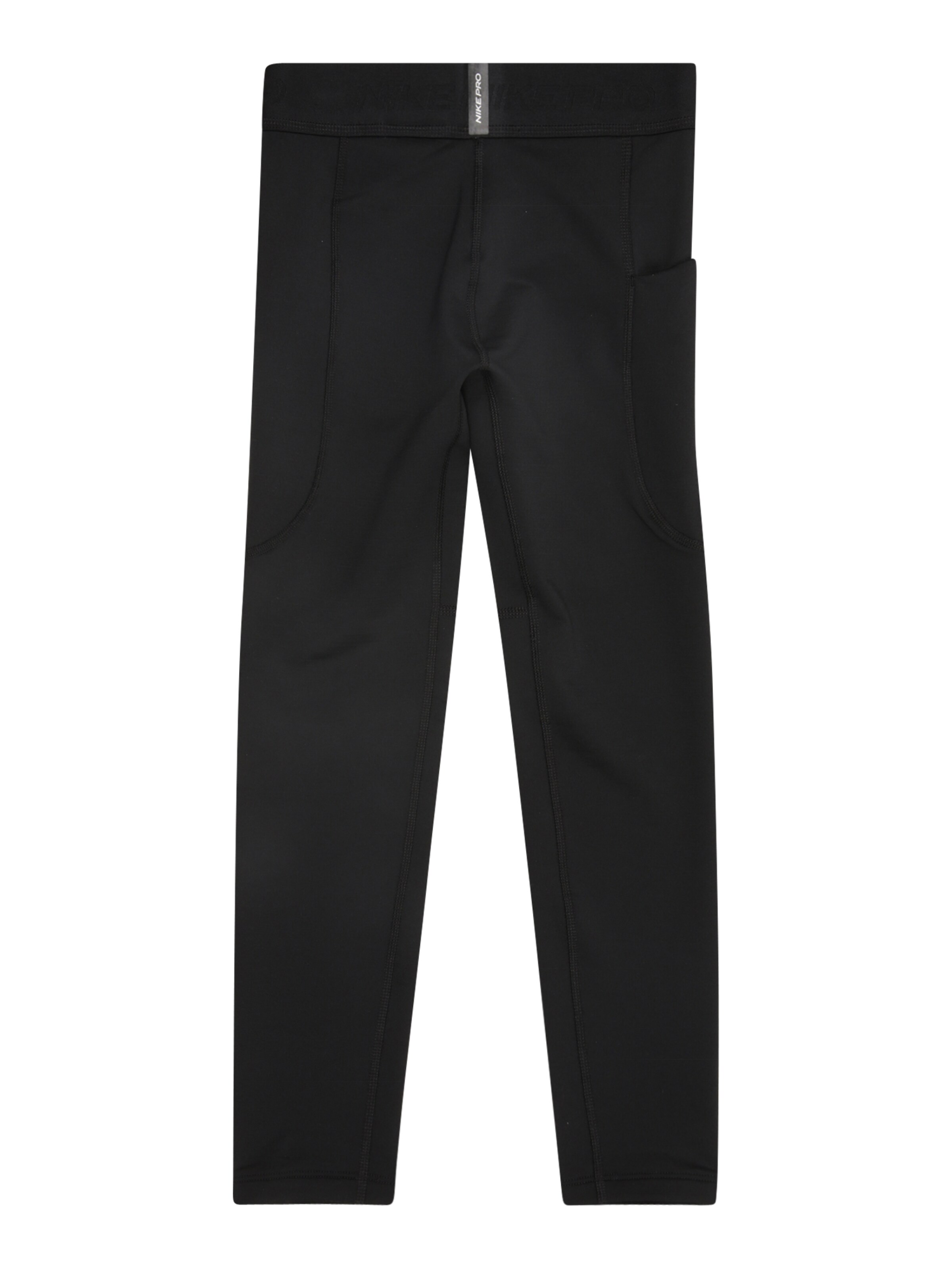 juoda NIKE Standartinis Sportinės kelnės 'Pro'