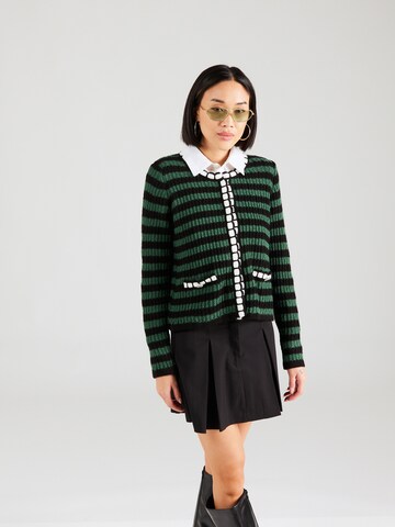 Cardigan MORE & MORE en vert : devant