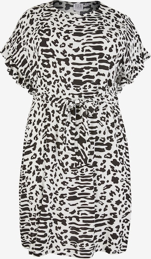Rochie Rock Your Curves by Angelina K. pe ecru / negru, Vizualizare produs