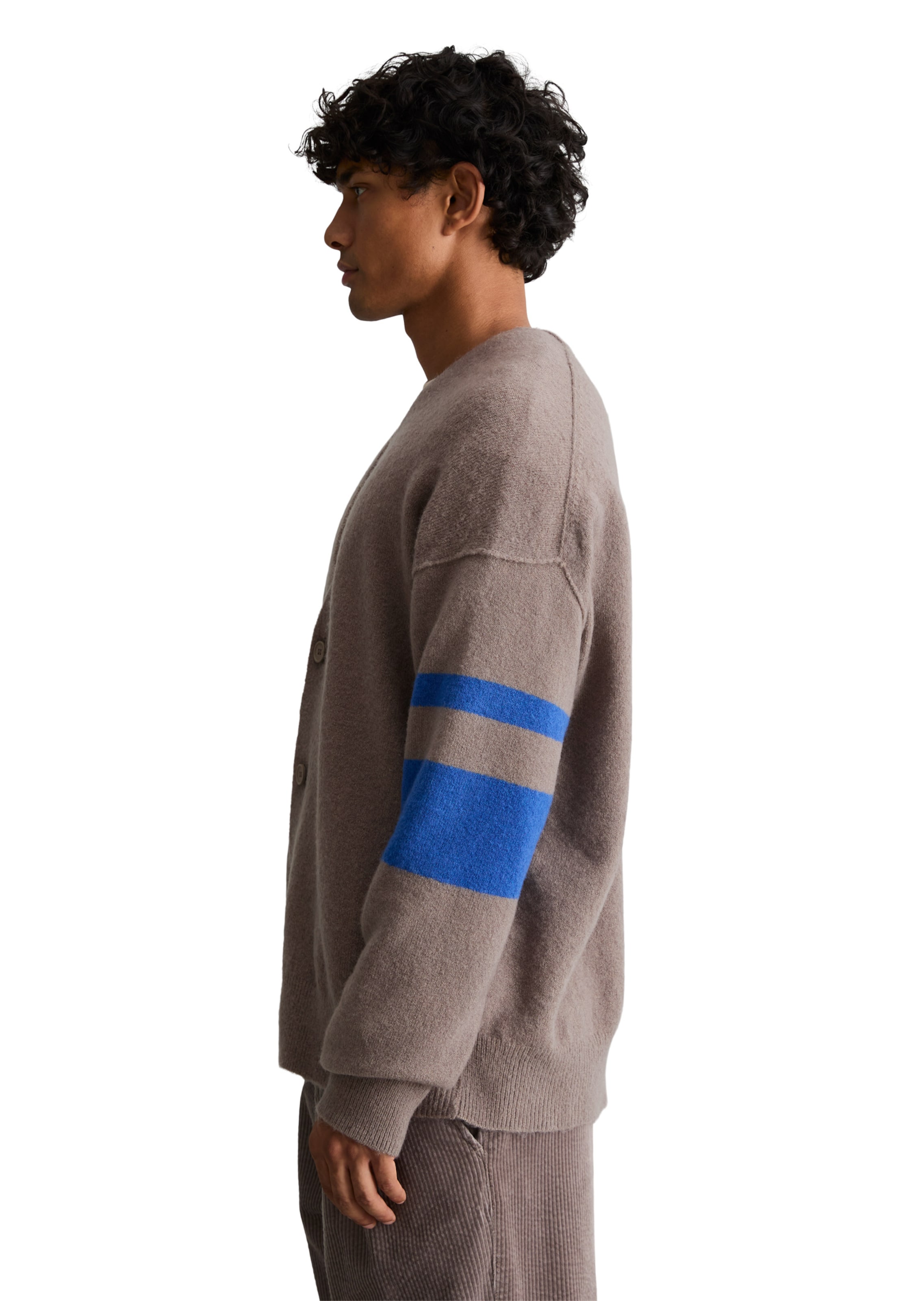 Marc O'Polo DENIM Strickjacke in Braun: Seite