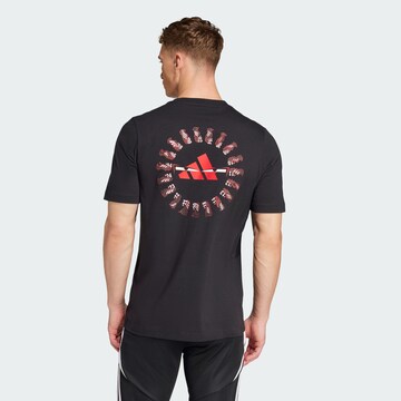ADIDAS PERFORMANCE Functioneel shirt 'Predator History' in Zwart: voorkant