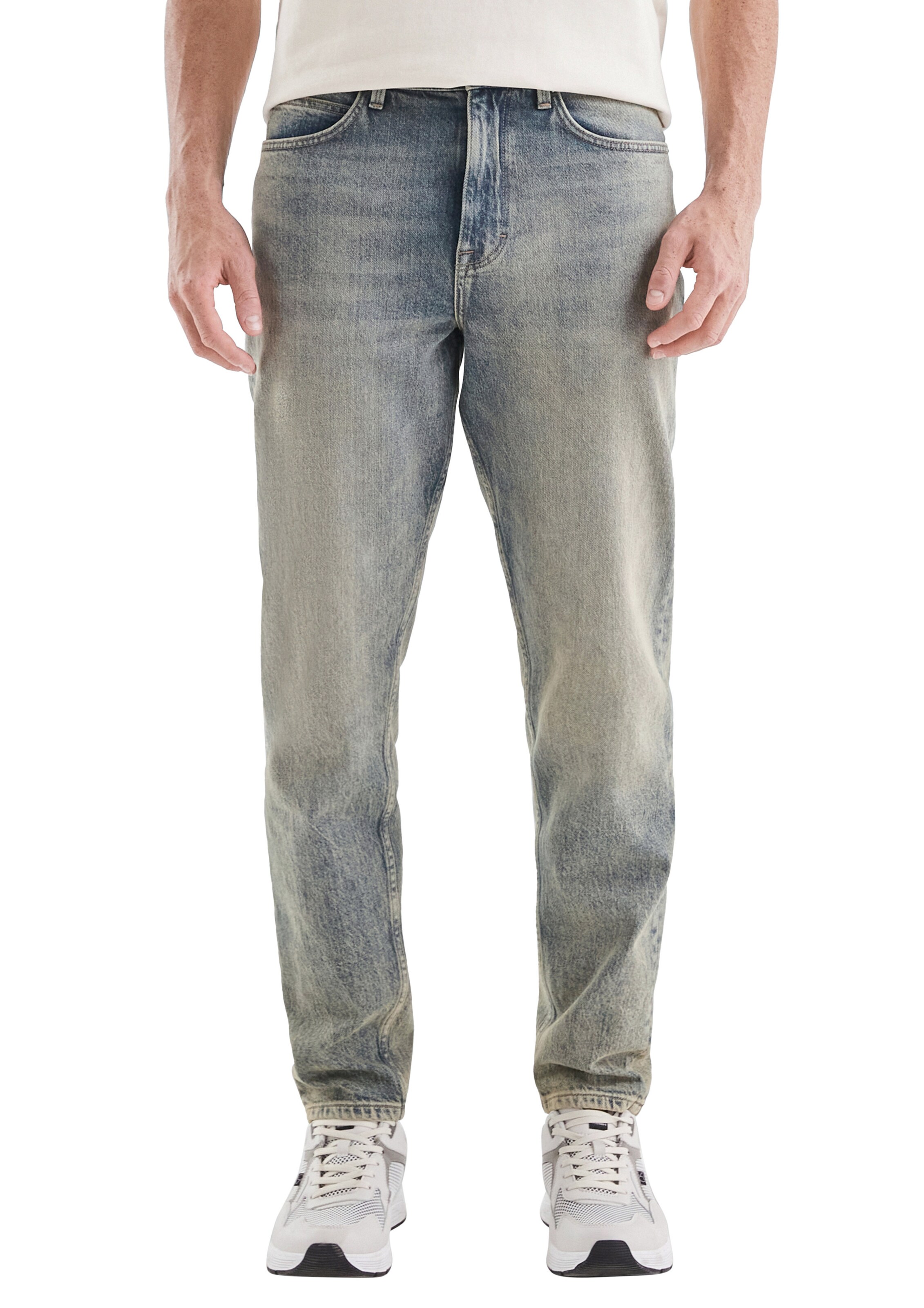 Regular Jean QS en bleu : devant