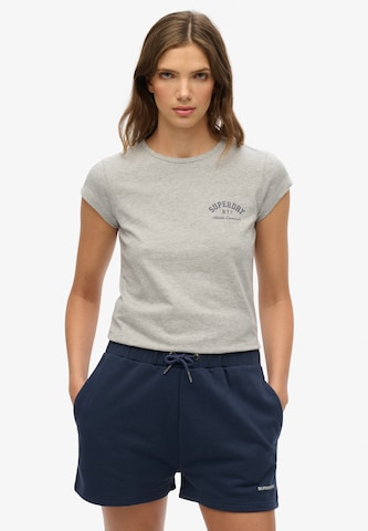 Superdry Shirt 'Athletic Essentia' in Grey: front