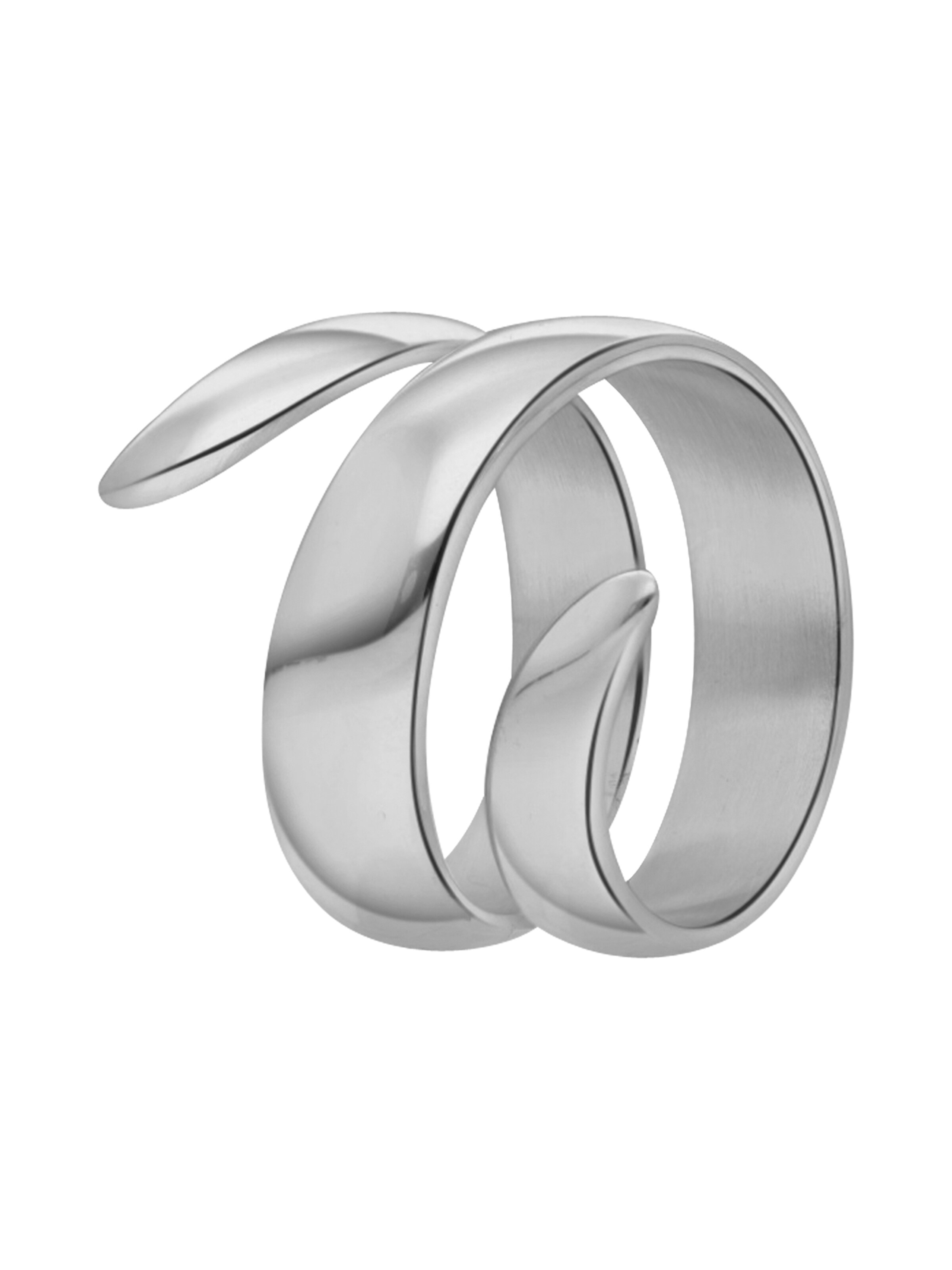 Lucardi Ring in Silver: front