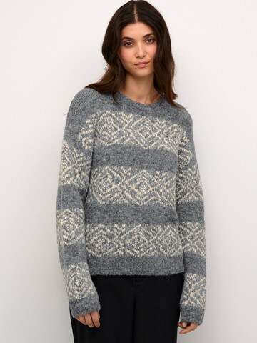Pull-over 'Iona' CULTURE en gris : devant