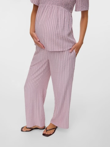 MAMALICIOUS Regular Broek in Roze: voorkant