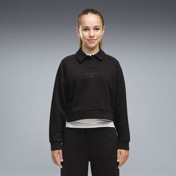 Sweat-shirt 'Class' PUMA en noir : devant
