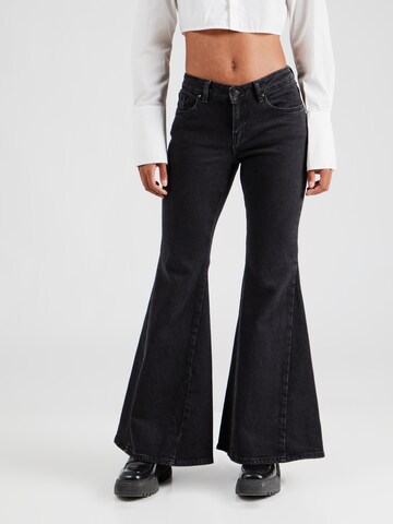 Monki Flared Jeans i svart: framsida