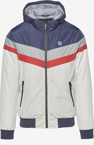 KOROSHI Between-season jacket in White: front