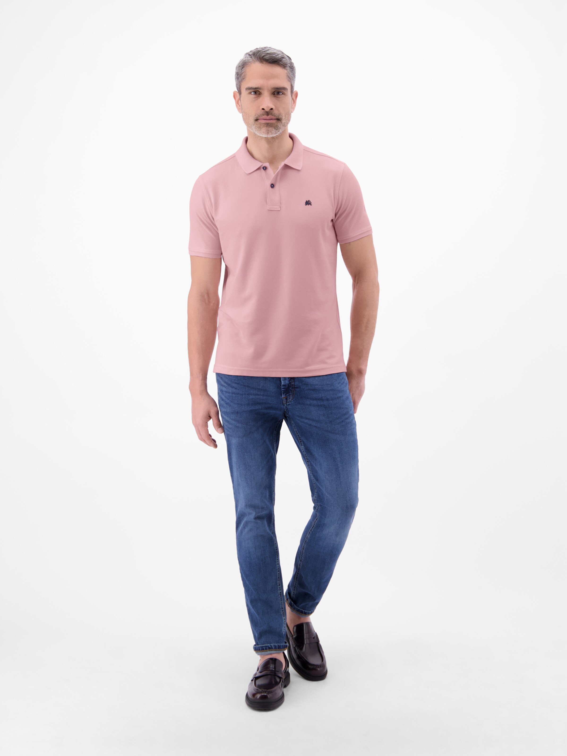 LERROS Poloshirt in Pink