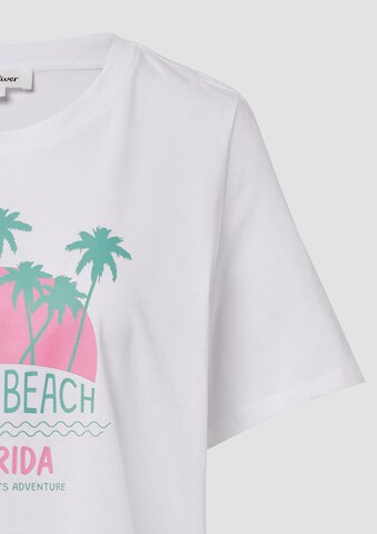 s.Oliver T-Shirt in Weiß