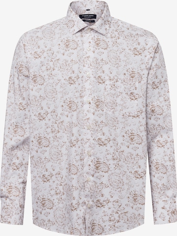 Andrew James Regular Fit Hemd in Braun: Vorderseite