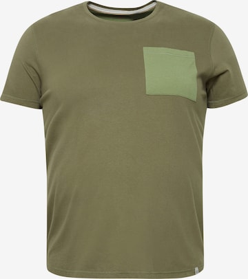 BLEND Shirt 'Benedikt' in Groen: voorkant