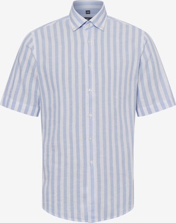 Nils Sundström Hemd in Blau: Vorderseite