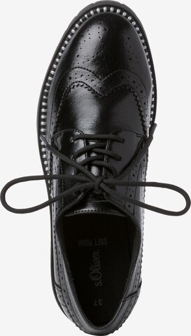 s.Oliver Lace-up shoe in Black