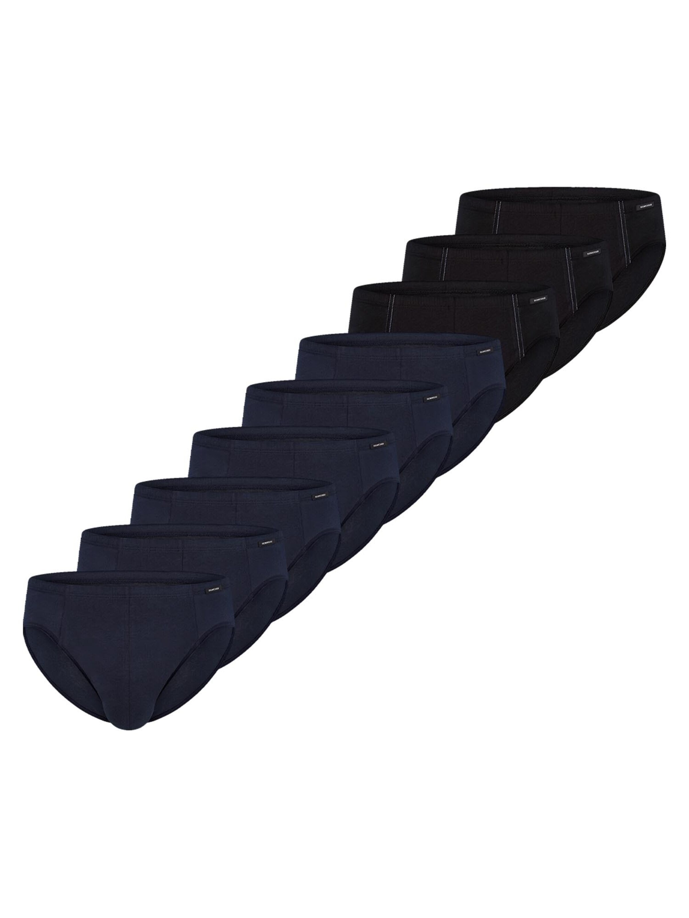 SCHIESSER Slip 'Cotton Essential' in M in de kleur Blauw gemêleerd, Productweergave