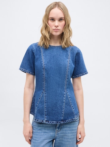 MSCH COPENHAGEN Футболка 'MSCHTurig Alena' в Синий: спереди