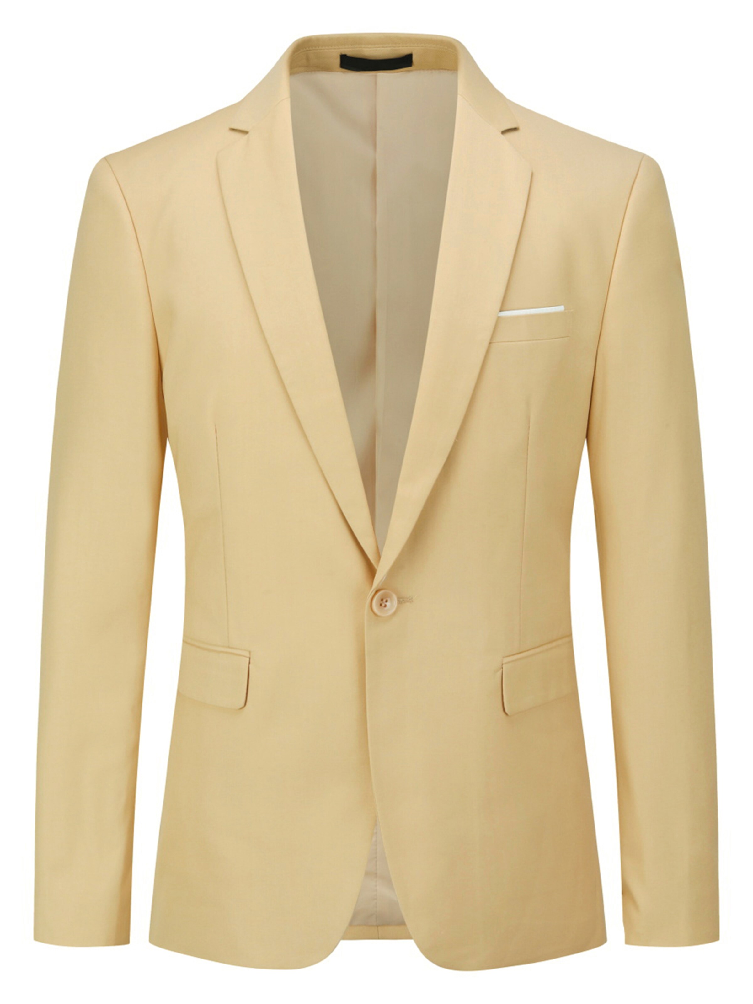 Youthup Suit Jacket in Brown: front