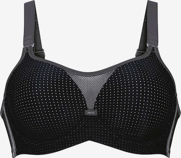 ANITA Bustier BH 'performance wireX' in Schwarz: Vorderseite