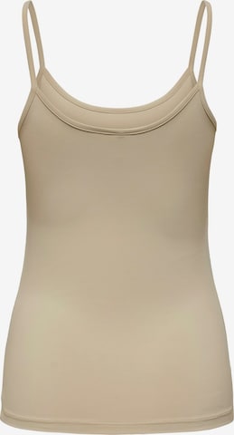 ONLY - Top 'EA' en beige