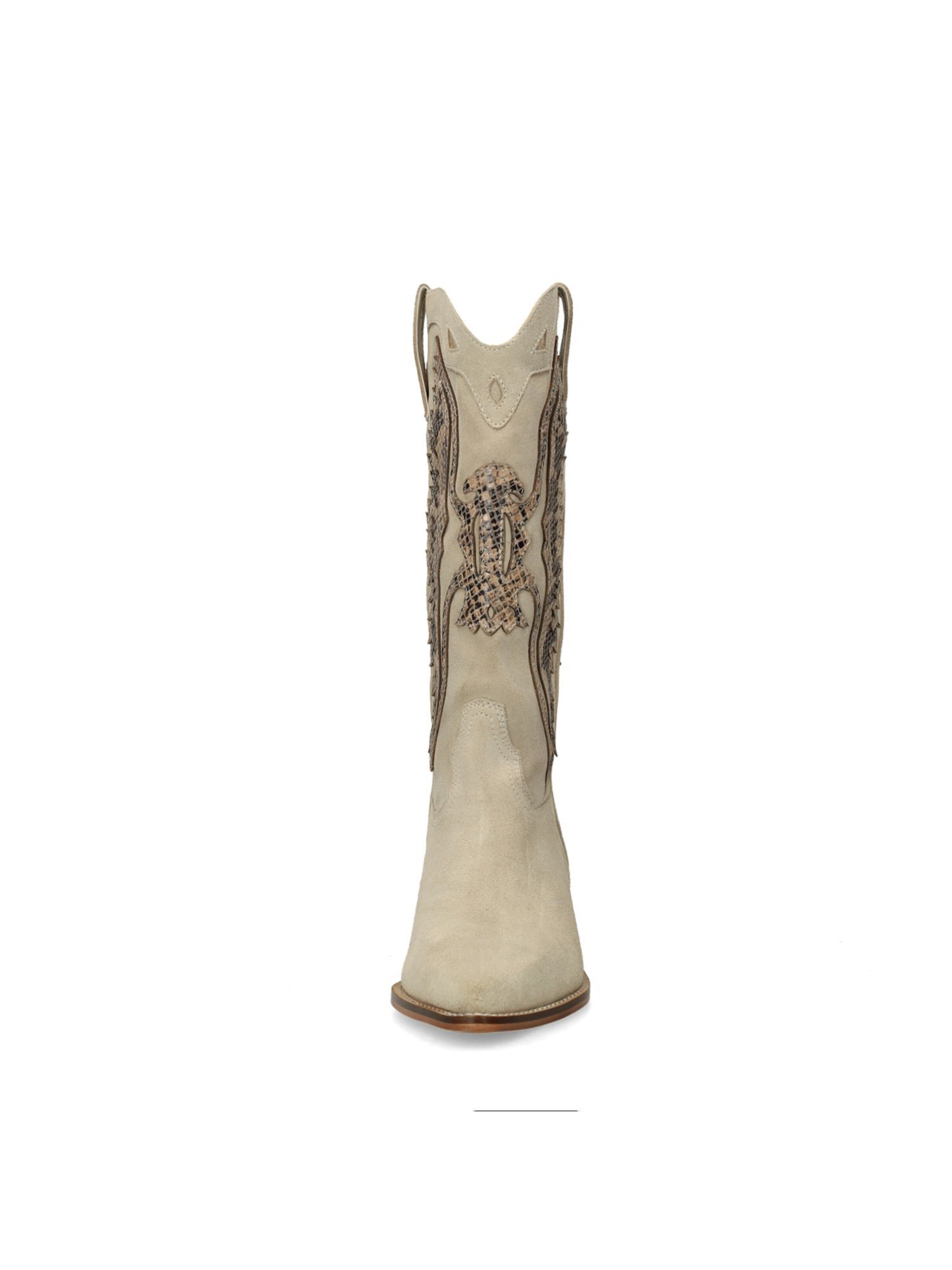 Bottes de cowboy SACHA en beige