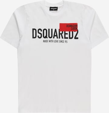 DSQUARED2 - Camiseta en blanco: frente